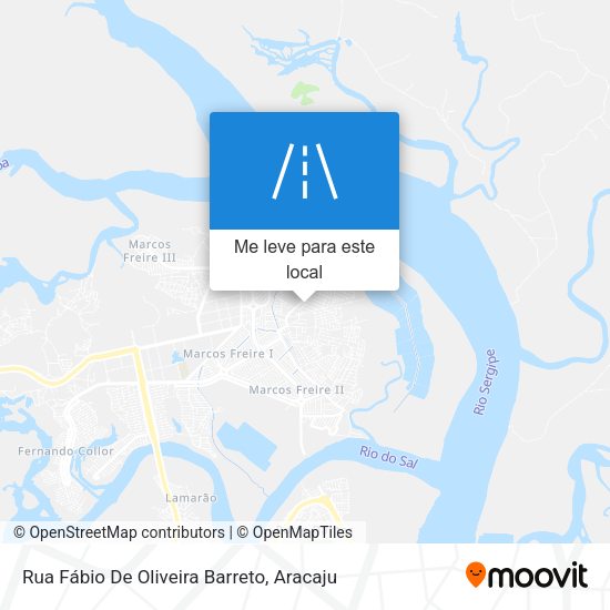 Rua Fábio De Oliveira Barreto mapa
