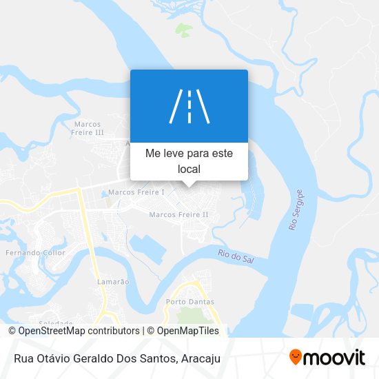 Rua Otávio Geraldo Dos Santos mapa