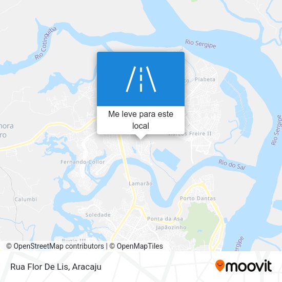 Rua Flor De Lis mapa