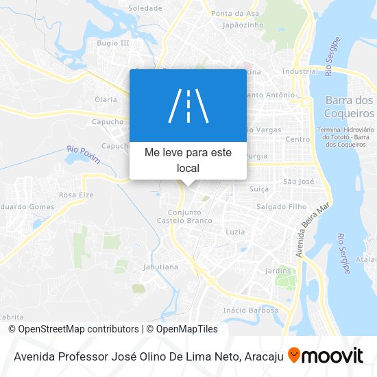 Avenida Professor José Olino De Lima Neto mapa