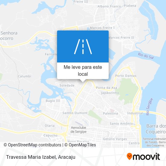 Travessa Maria Izabel mapa