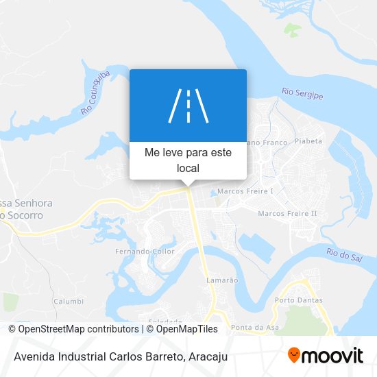 Avenida Industrial Carlos Barreto mapa