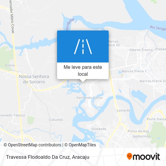 Travessa Flodoaldo Da Cruz mapa