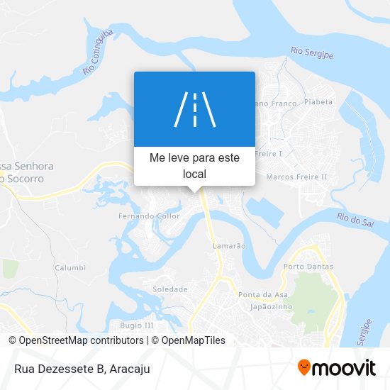 Rua Dezessete B mapa