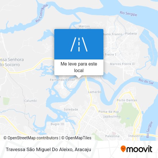 Travessa São Miguel Do Aleixo mapa