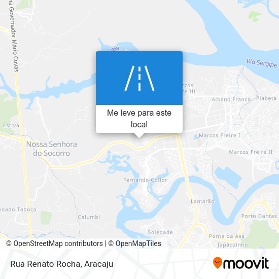 Rua Renato Rocha mapa