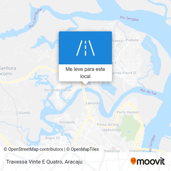 Travessa Vinte E Quatro mapa