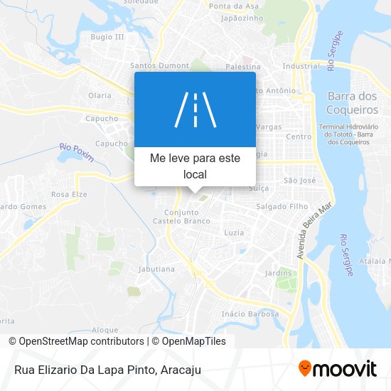 Rua Elizario Da Lapa Pinto mapa