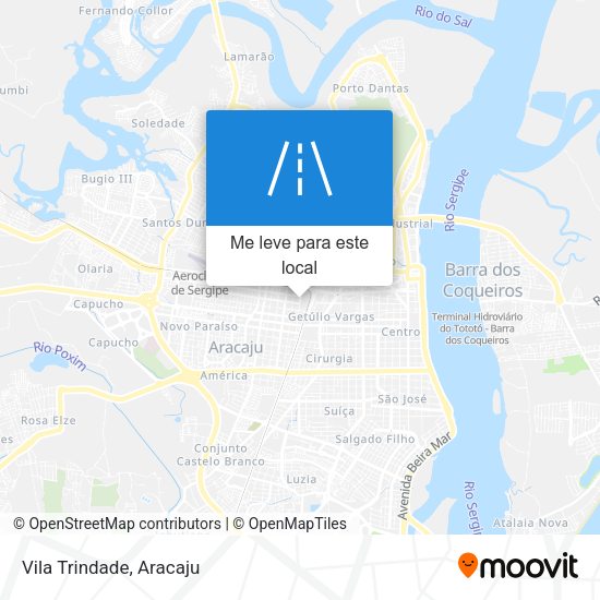 Vila Trindade mapa