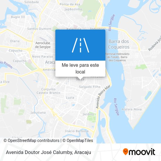 Avenida Doutor José Calumby mapa