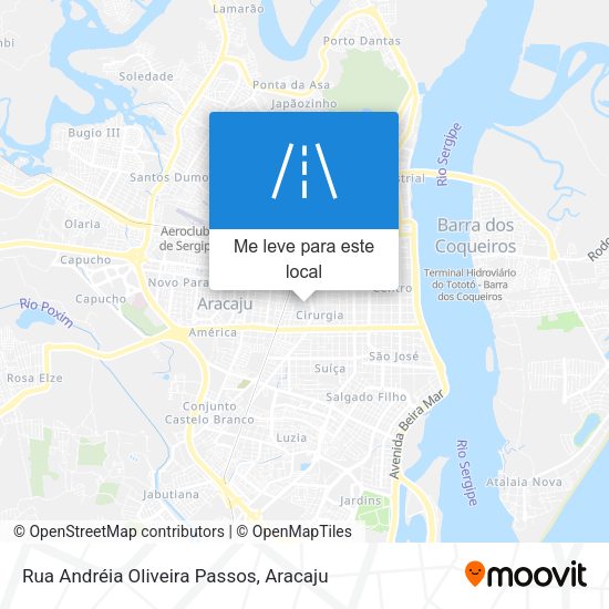 Rua Andréia Oliveira Passos mapa