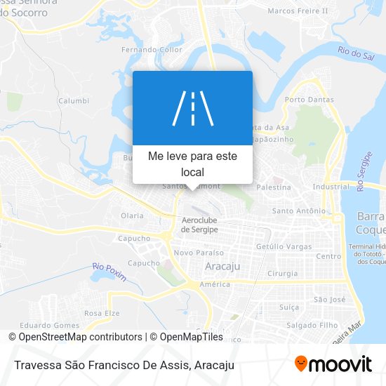Travessa São Francisco De Assis mapa
