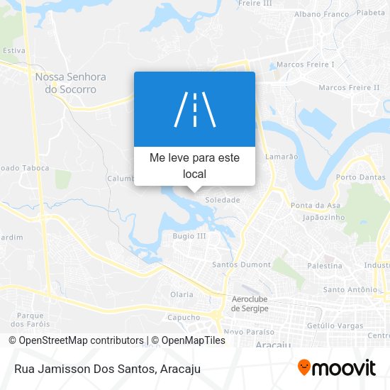 Rua Jamisson Dos Santos mapa