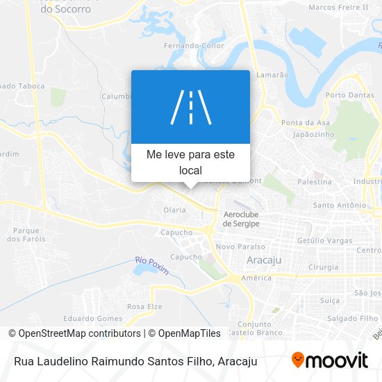 Rua Laudelino Raimundo Santos Filho mapa