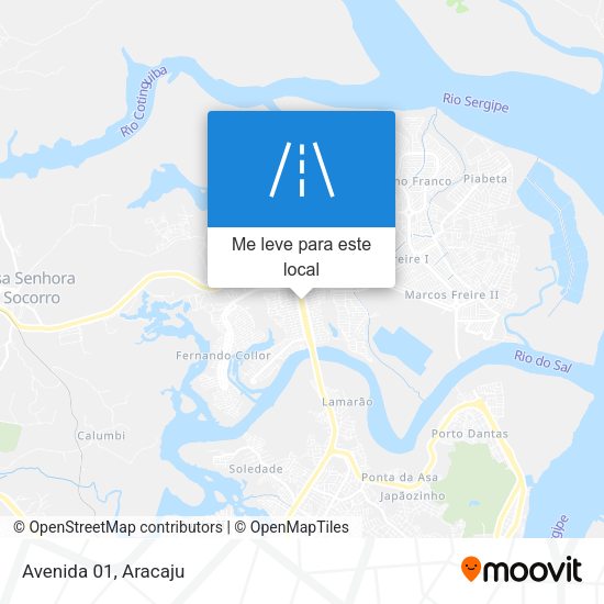 Avenida 01 mapa