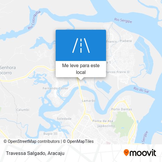 Travessa Salgado mapa