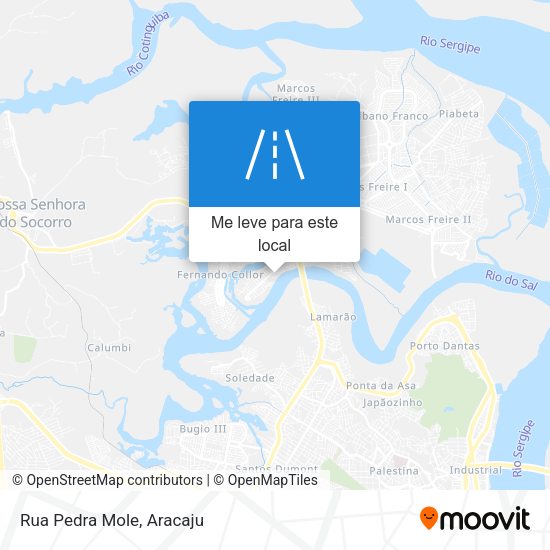Rua Pedra Mole mapa