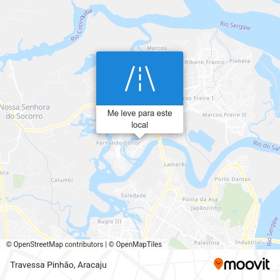 Travessa Pinhão mapa