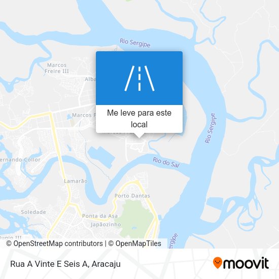 Rua A Vinte E Seis A mapa