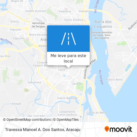 Travessa Manoel A. Dos Santos mapa