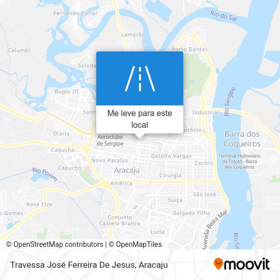 Travessa José Ferreira De Jesus mapa