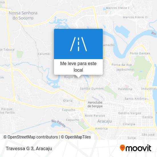 Travessa G 3 mapa