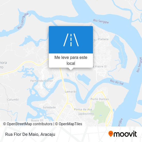 Rua Flor De Maio mapa