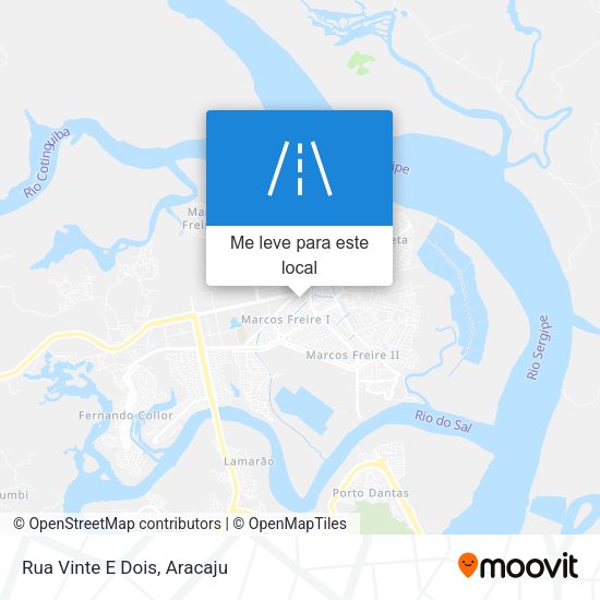Rua Vinte E Dois mapa