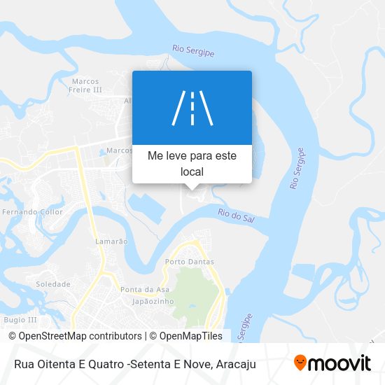 Rua Oitenta E Quatro -Setenta E Nove mapa