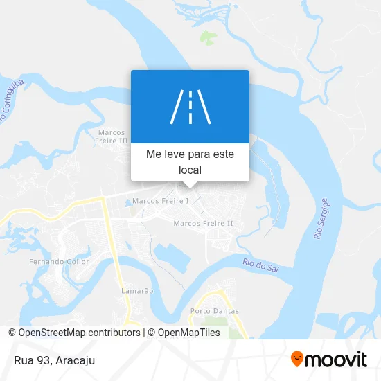 Rua 93 mapa