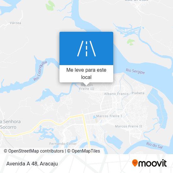 Avenida A 48 mapa