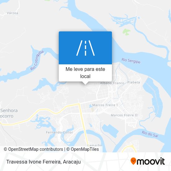 Travessa Ivone Ferreira mapa