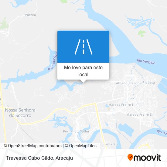 Travessa Cabo Gildo mapa