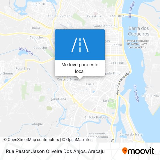 Rua Pastor Jason Oliveira Dos Anjos mapa