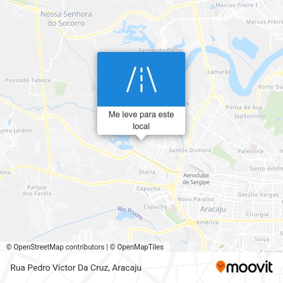 Rua Pedro Victor Da Cruz mapa