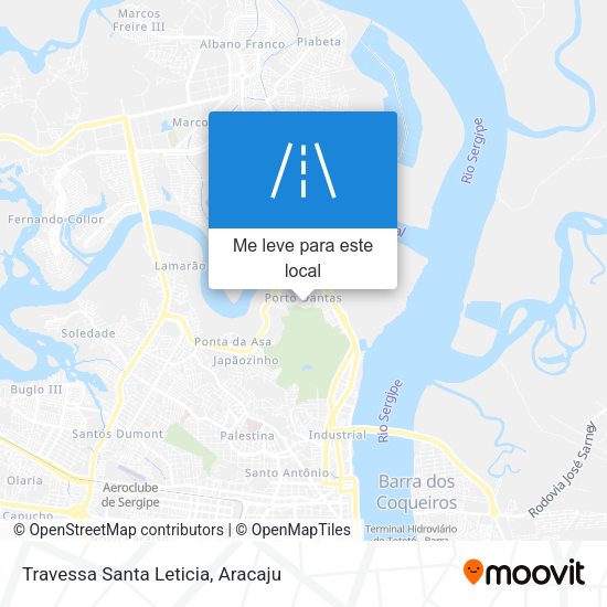 Travessa Santa Leticia mapa