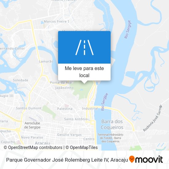 Parque Governador José Rolemberg Leite IV mapa
