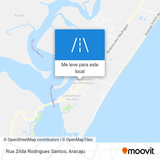Rua Zilda Rodrigues Santos mapa