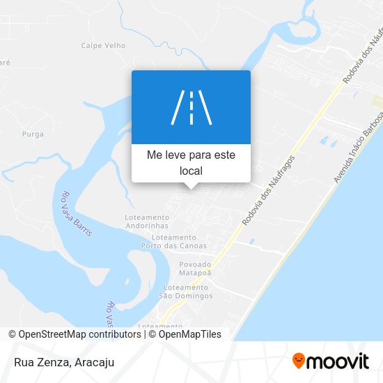 Rua Zenza mapa
