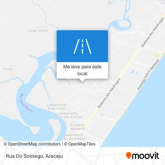 Rua Do Sossego mapa