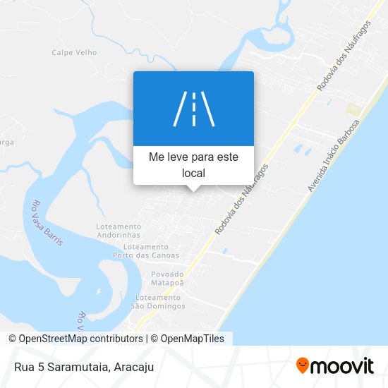 Rua 5 Saramutaia mapa
