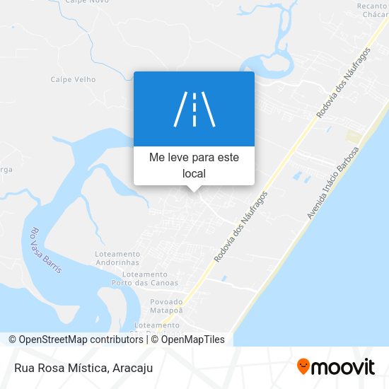 Rua Rosa Mística mapa
