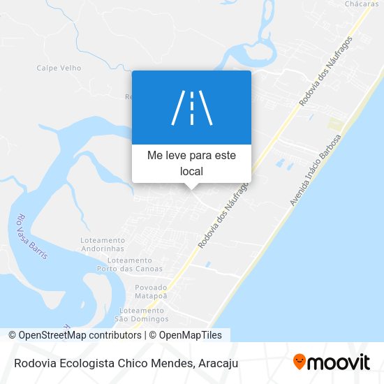 Rodovia Ecologista Chico Mendes mapa