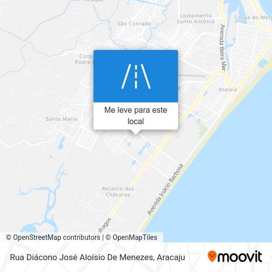 Rua Diácono José Aloísio De Menezes mapa