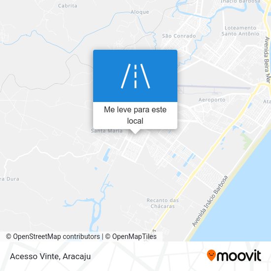 Acesso Vinte mapa