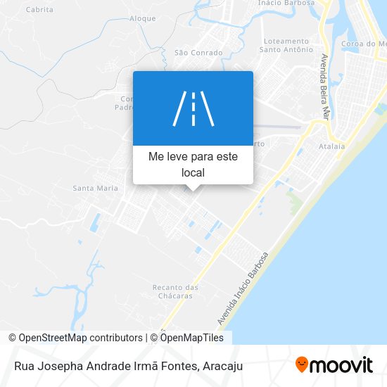 Rua Josepha Andrade Irmã Fontes mapa