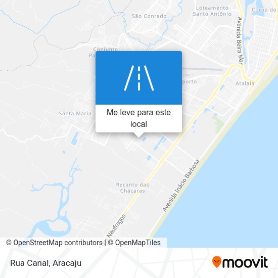 Rua Canal mapa