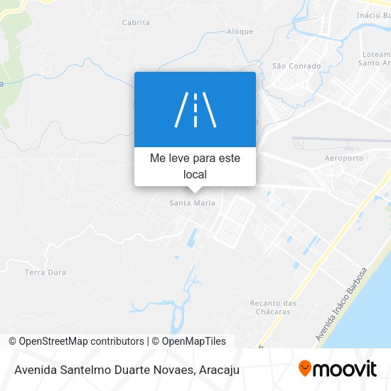 Avenida Santelmo Duarte Novaes mapa