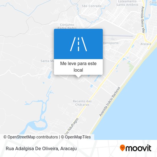Rua Adalgisa De Oliveira mapa
