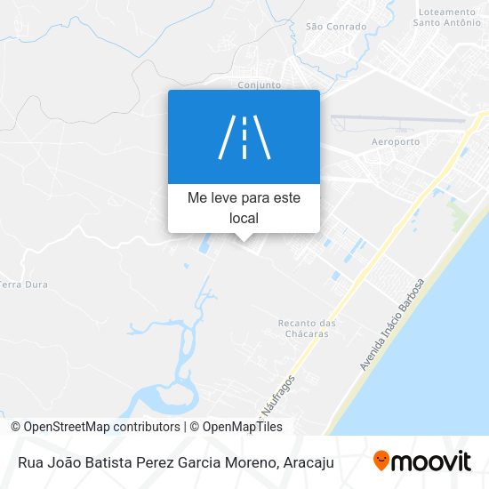Rua João Batista Perez Garcia Moreno mapa